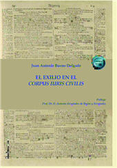 E-book, El exilio en el Corpus iuris civilis, Bueno Delgado, Juan Antonio, Dykinson