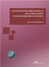 eBook, Connotaciones psicológicas de la simulación en el matrimonio canónico, Ortiz Herráiz, Julio, Dykinson
