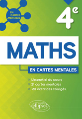 E-book, Mathématiques : Quatrième : 21 cartes mentales et 163 exercices corrigés, Édition Marketing Ellipses