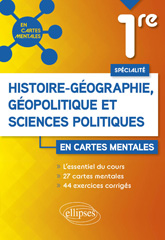 E-book, Spécialité Histoire-géographie, géopolitique et sciences politiques : Première : 27 cartes mentales et 44 exercices corrigés, Édition Marketing Ellipses