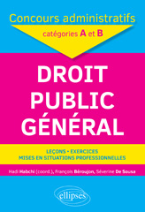 E-book, Droit public général : Concours administratifs de catégorie A et B, Édition Marketing Ellipses