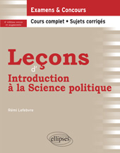 E-book, Leçons d'Introduction à la Science politique : À jour au 10 mai 2022. Édition revue et augmentée, Édition Marketing Ellipses