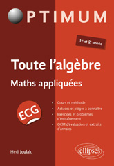 E-book, Toute l'algèbre : ECG maths appliquées, Édition Marketing Ellipses