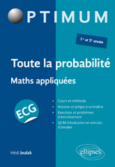 eBook, Toute la probabilité - : ECG maths appliquées, Joulak, Hédi, Édition Marketing Ellipses