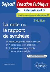 E-book, La note ou le rapport de synthèse, Quillien, Philippe-Jean, Édition Marketing Ellipses