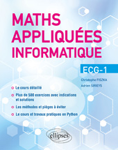 eBook, Maths appliquées : Informatique tronc commun : Info : ECG-1 : Cours détaillé, méthodes et exercices corrigés, Édition Marketing Ellipses