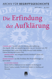 E-book, Archiv für Begriffsgeschichte. Band 64,1 : Schwerpunkt: Die Erfindung der Aufklärung, Felix Meiner Verlag