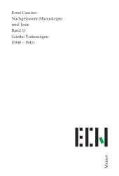 m, Goethe Vorlesungen (1940-1941), Felix Meiner Verlag