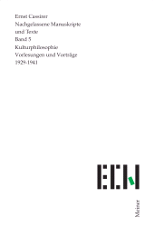 E-book, Kulturphilosophie. Vorträge 1929-1941, Felix Meiner Verlag