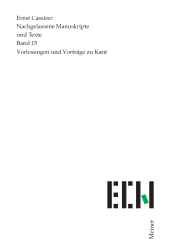 E-book, Vorlesungen und Vorträge zu Kant, Felix Meiner Verlag