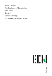 m, Ziele und Wege der Wirklichkeitserkenntnis, Felix Meiner Verlag