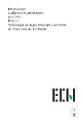 E-book, Vorlesungen zu Hegels Philosophie der Moral, des Staates und der Geschichte, Felix Meiner Verlag