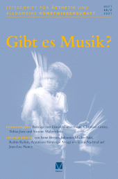 E-book, Zeitschrift für Ästhetik und Allgemeine Kunstwissenschaft Band 66. Heft 2 : Schwerpunkt: Gibt es Musik?, Felix Meiner Verlag
