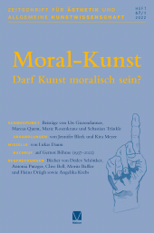 E-book, Zeitschrift für Ästhetik und Allgemeine Kunstwissenschaft 67/1 : Schwerpunkt: Moral-Kunst: Darf Kunst moralisch sein?, Felix Meiner Verlag