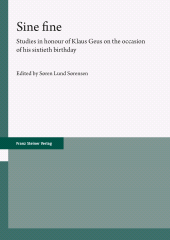 E-book, Sine fine : Studies in honour of Klaus Geus on the occasion of his sixtieth birthday, Franz Steiner Verlag GmbH