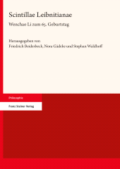 eBook, Scintillae Leibnitianae : Wenchao Li zum 65. Geburtstag, Franz Steiner Verlag GmbH