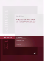 E-book, Wolgadeutsche Mundarten: Die Mundart von Krasnojar, Franz Steiner Verlag GmbH