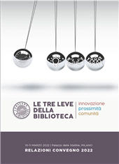 E-book, Le tre leve della biblioteca : innovazione, prossimità, comunità : Convegno delle Stelline 2022, Editrice Bibliografica