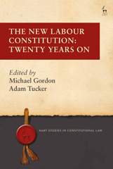 eBook, The New Labour Constitution, Hart Publishing