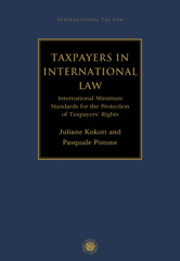 E-book, Taxpayers in International Law, Hart Publishing