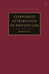 eBook, Corporate Attribution in Private Law, Hart Publishing