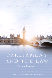 eBook, Parliament and the Law, Hart Publishing