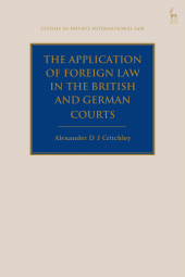 eBook, The Application of Foreign Law in the British and German Courts, Hart Publishing