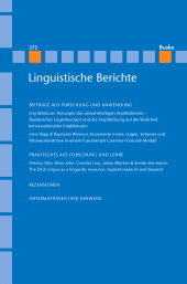 E-book, Linguistische Berichte Heft 272, Helmut Buske Verlag