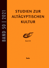 E-book, Studien zur Altägyptischen Kultur Band 50, Helmut Buske Verlag