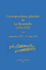 E-book, Correspondance générale de La Beaumelle (1726-1773), Honoré Champion