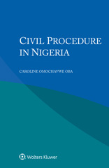 E-book, Civil Procedure in Nigeria, Wolters Kluwer