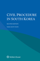 E-book, Civil Procedure in South Korea, Yoon, Nam-Geun, Wolters Kluwer