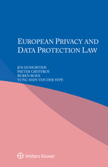 E-book, European Privacy and Data Protection Law, Kluwer Law International