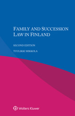 E-book, Family and Succession Law in Finland, Kluwer Law International