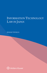 E-book, Information Technology Law in Japan, Kluwer Law International