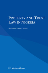 E-book, Property and Trust Law in Nigeria, Kluwer Law International