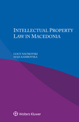 E-book, Intellectual Property Law in Macedonia, Kluwer Law International