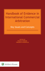 E-book, Handbook of Evidence in International Commercial Arbitration, Wolters Kluwer
