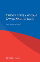 E-book, Private International Law in Montenegro, Kluwer Law International