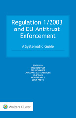 E-book, Regulation 1/2003 and EU Antitrust Enforcement, Kluwer Law International