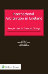 E-book, International Arbitration in England, Kluwer Law International