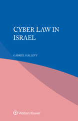 E-book, Cyber Law in Israel, Kluwer Law International