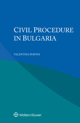 E-book, Civil Procedure in Bulgaria, Wolters Kluwer