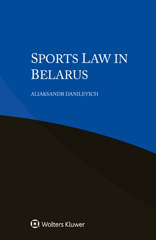 E-book, Sports Law in Belarus, Kluwer Law International