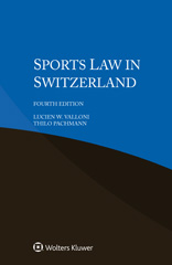 E-book, Sports Law in Switzerland, Kluwer Law International