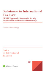 eBook, Substance in International Tax Law, Kluwer Law International