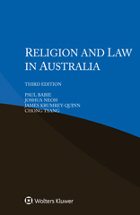 eBook, Religion and Law in Australia, Babie, Paul, Wolters Kluwer