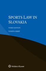 E-book, Sports Law in Slovakia, Kluwer Law International