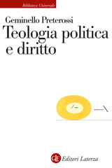 eBook, Teologia politica e diritto, Editori Laterza
