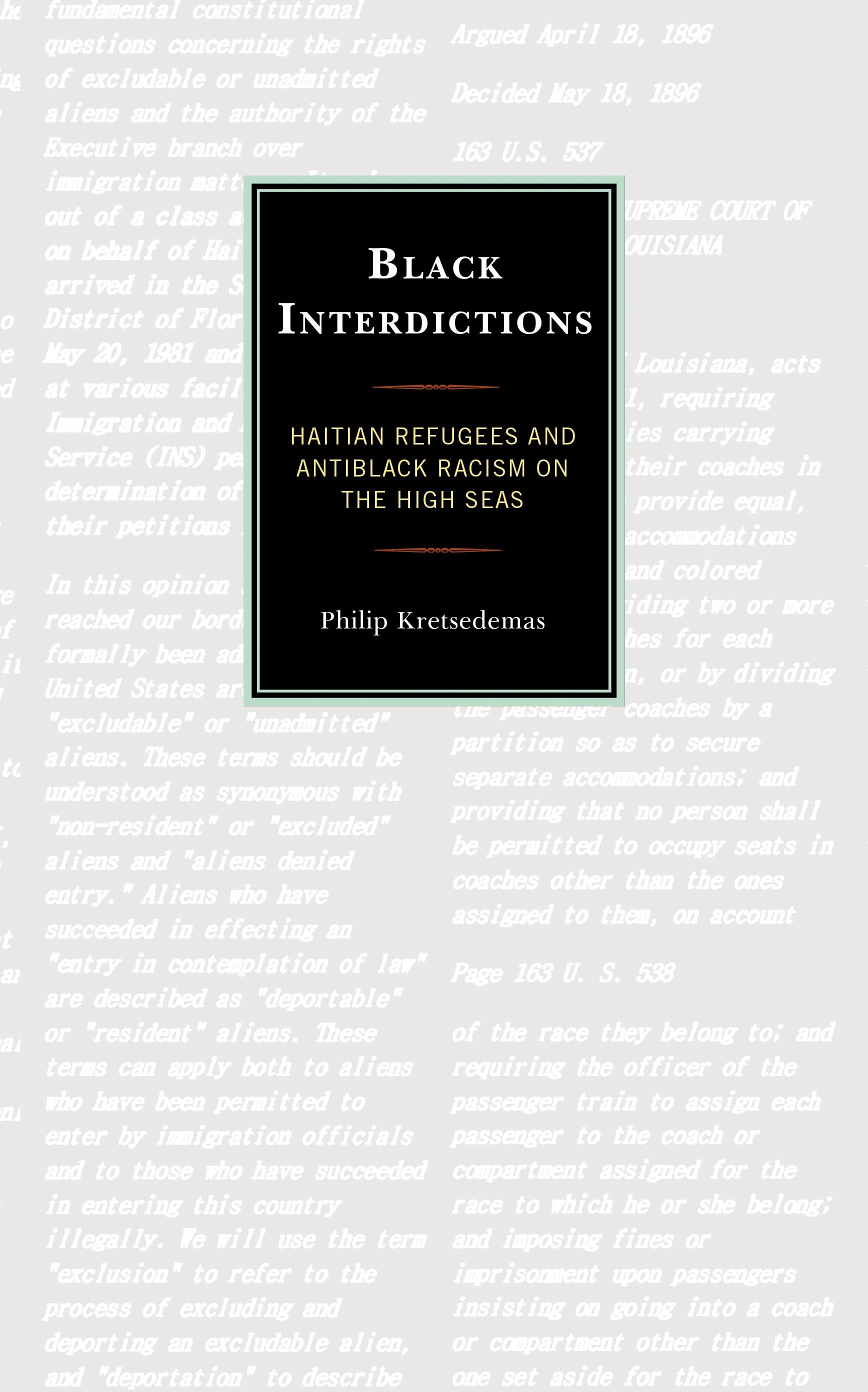 E-book, Black Interdictions : Haitian Refugees and Antiblack Racism on the High Seas, Lexington Books